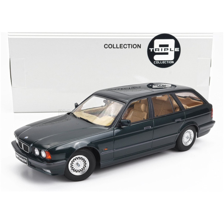 TRIPLE9 BMW 5-SERIES TOURING (E34) SW STATION WAGON 1996 - GREEN MET 1/18
