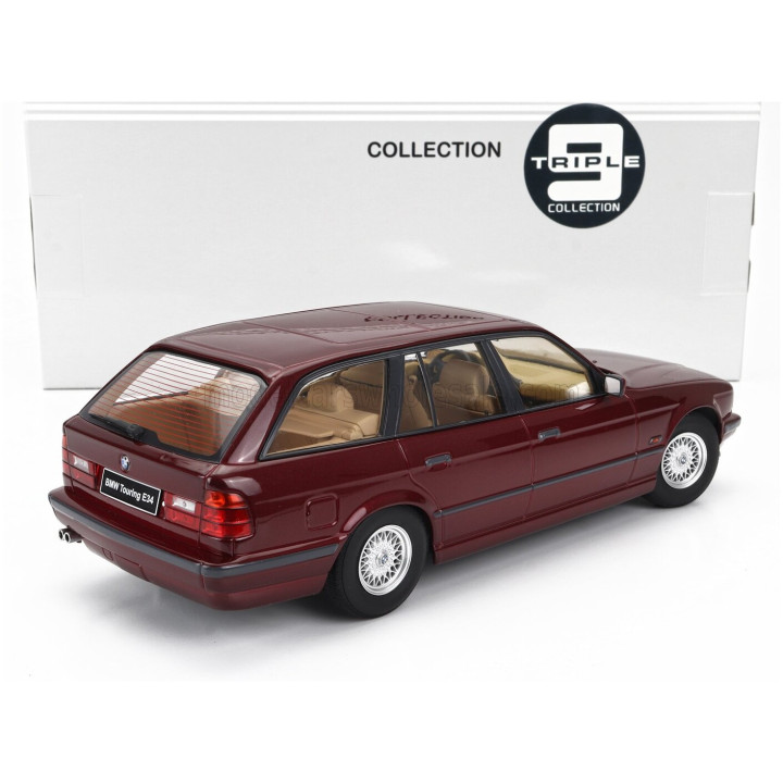 TRIPLE9 BMW 5-SERIES TOURING (E34) SW STATION WAGON 1996 - RED MET 1/18