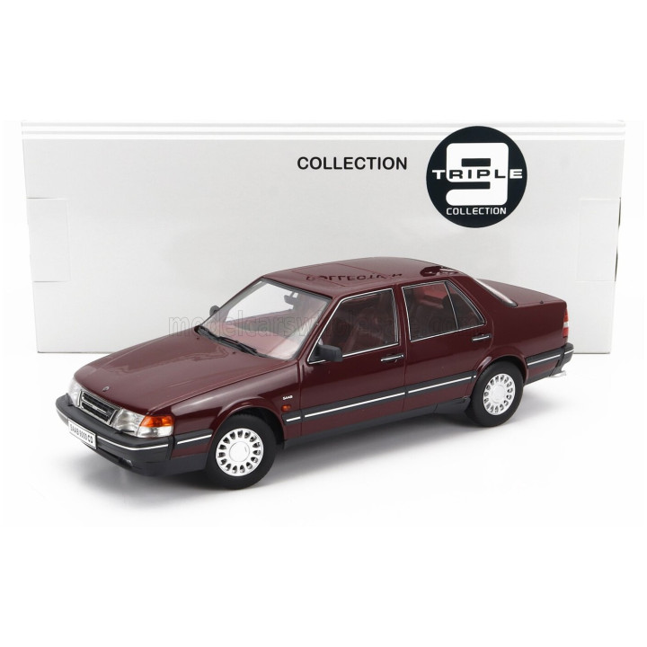 TRIPLE9 SAAB 9000 CD TURBO 1990 - BORDEAUX 1/18