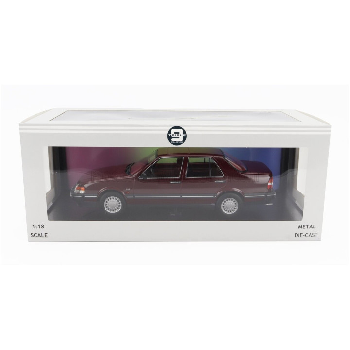 TRIPLE9 SAAB 9000 CD TURBO 1990 - BORDEAUX 1/18