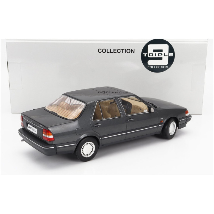 TRIPLE9 SAAB 9000 CD TURBO 1990 - GREY MET 1/18