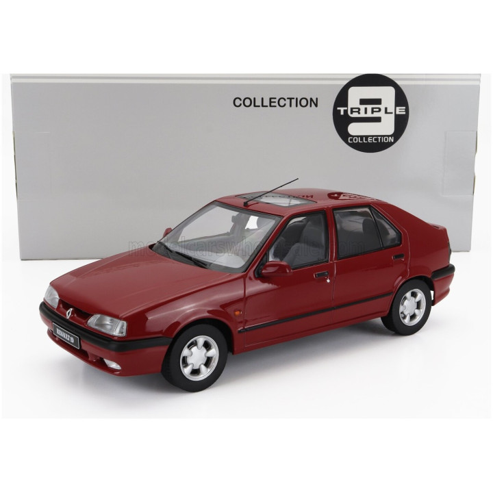 TRIPLE9 RENAULT R19 1994 - RED MET 1/18