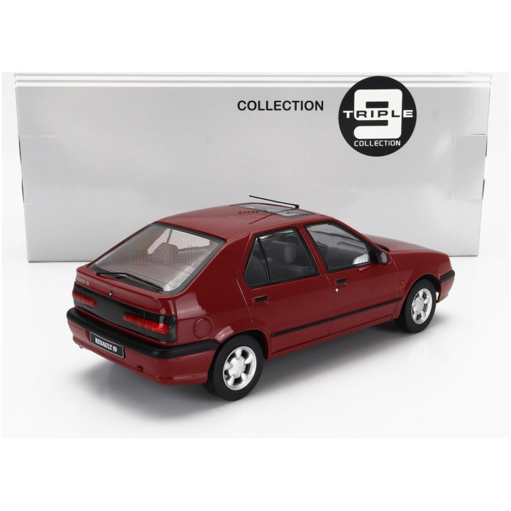 TRIPLE9 RENAULT R19 1994 - RED MET 1/18