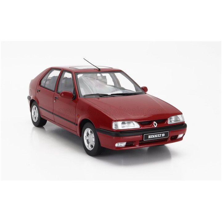 TRIPLE9 RENAULT R19 1994 - RED MET 1/18
