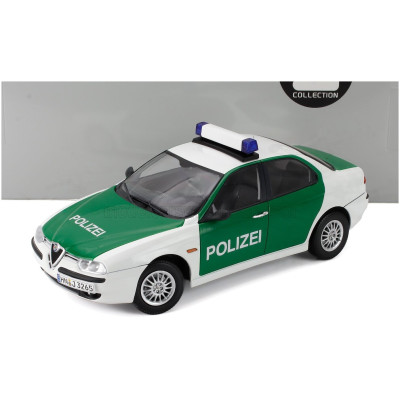 TRIPLE9 ALFA ROMEO 156 POLIZEI 1998 - WHITE GREEN 1/18