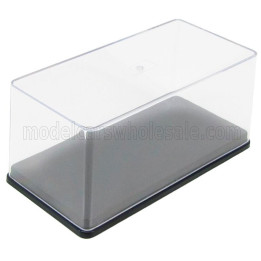 TRIPLE9 VETRINA DISPLAY BOX Lungh.cm 14.6 X Largh.cm 7.3 X Alt.cm 7 (altezza interna cm 5.6) - PLASTIC DISPLAY 1/43