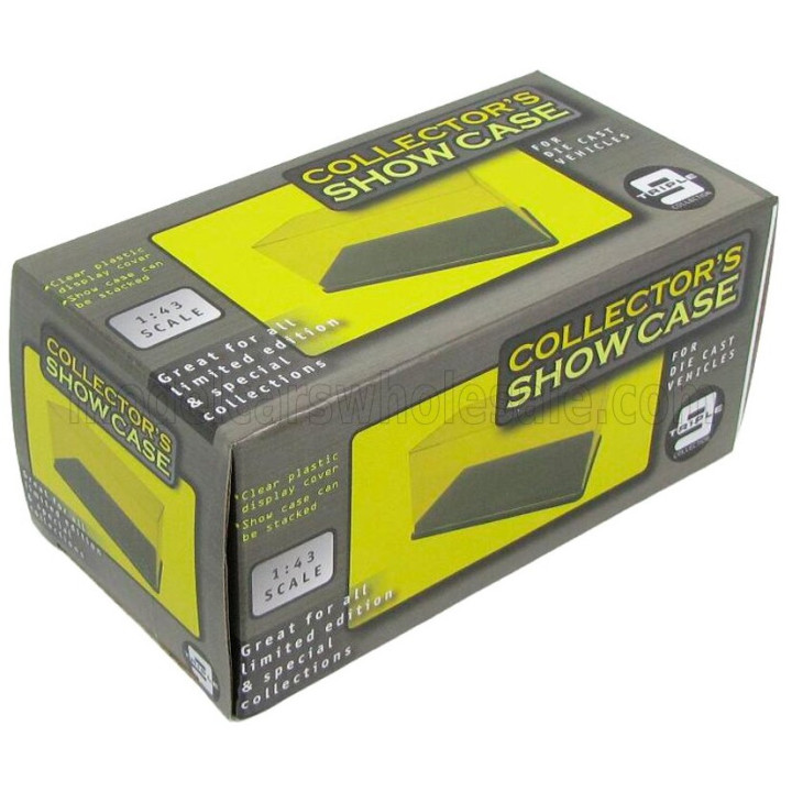 TRIPLE9 VETRINA DISPLAY BOX Lungh.cm 14.6 X Largh.cm 7.3 X Alt.cm 7 (altezza interna cm 5.6) - PLASTIC DISPLAY 1/43
