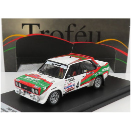TROFEU FIAT 131 ABARTH N 4 RALLY ISOLA D'ELBA ITALY 1981 B.BEGUIN - J.J.LENNE - WHITE RED GREEN 1/43
