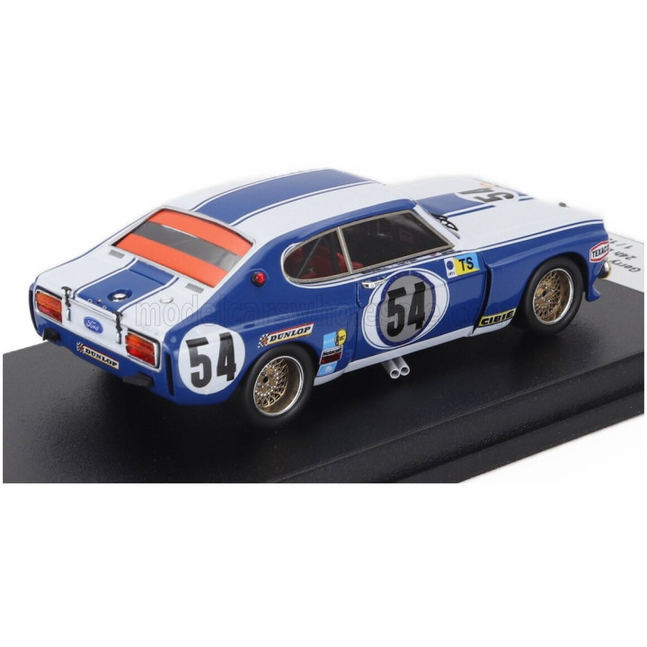 TROFEU FORD ENGLAND CAPRI 2600 LV 3.0L V6 N 54 24h LE MANS 1973 GERRY BIRREL - HANS HEYER - WHITE BLUE 1/43