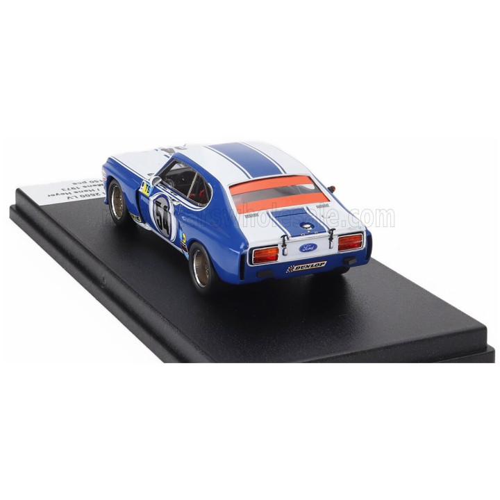 TROFEU FORD ENGLAND CAPRI 2600 LV 3.0L V6 N 54 24h LE MANS 1973 GERRY BIRREL - HANS HEYER - WHITE BLUE 1/43