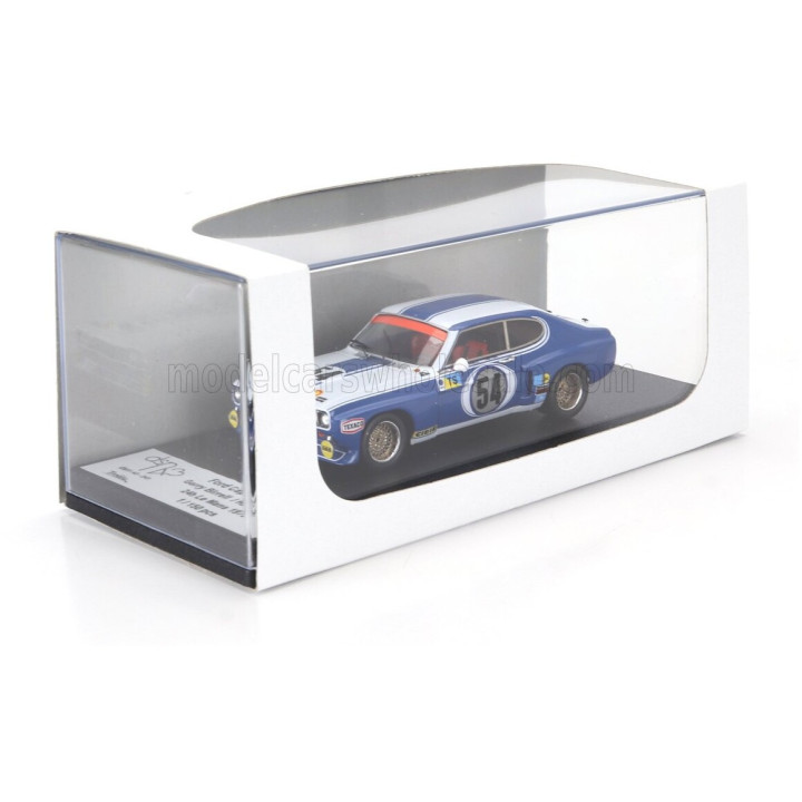 TROFEU FORD ENGLAND CAPRI 2600 LV 3.0L V6 N 54 24h LE MANS 1973 GERRY BIRREL - HANS HEYER - WHITE BLUE 1/43