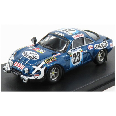 TROFEU RENAULT A110 ALPINE N 23 RALLY SAFARI 1975 B.NEYRET - J.TERRAMORSI - BLUE MET 1/43