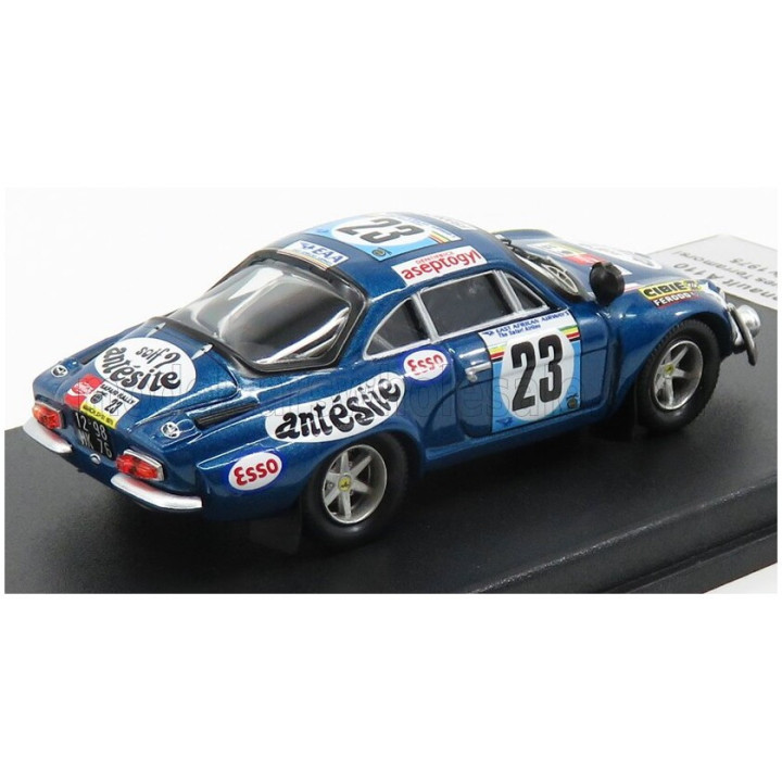TROFEU RENAULT A110 ALPINE N 23 RALLY SAFARI 1975 B.NEYRET - J.TERRAMORSI - BLUE MET 1/43