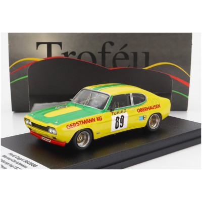 TROFEU FORD ENGLAND CAPRI 2600 RS N 89 2nd NURBURGRING 1972 W.CHRISTMANN - YELLOW GREEN 1/43