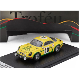 TROFEU RENAULT ALPINE A110 1800 (night version) N 10 WINNER RALLY CRITERIUM DE LA COTE FLEURIE 1974 JOSEPH BOURDON - JACQUES