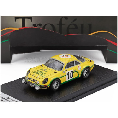 TROFEU RENAULT ALPINE A110 1800 (night version) N 10 WINNER RALLY CRITERIUM DE LA COTE FLEURIE 1974 JOSEPH BOURDON - JACQUES