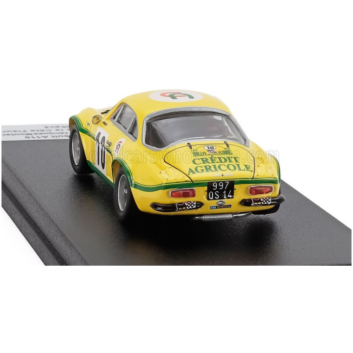 TROFEU RENAULT ALPINE A110 1800 (night version) N 10 WINNER RALLY CRITERIUM DE LA COTE FLEURIE 1974 JOSEPH BOURDON - JACQUES