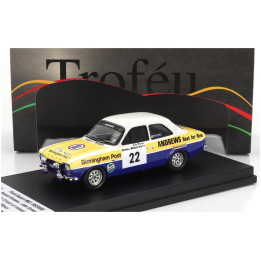 TROFEU FORD ENGLAND ESCORT MKI RS2000 (night version) N 22 RALLY CIRCUIT OF IRELAND 1975 RUSSELL BROOKES - JOHN BROWN - YELLOW