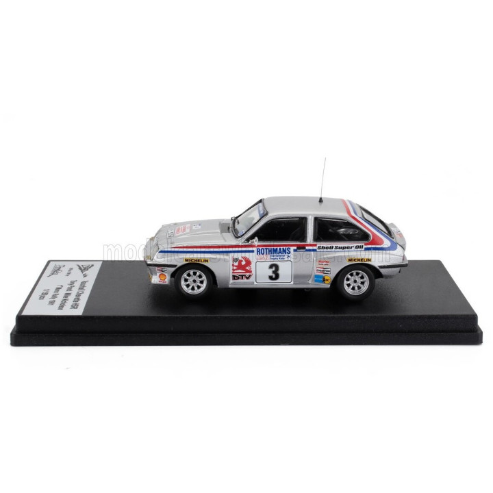 TROFEU VAUXHALL CHEVELLE HSR N 3 WINNER RALLY MANX 1981 TONY POND - MIKE NICHOLSON - SILVER 1/43