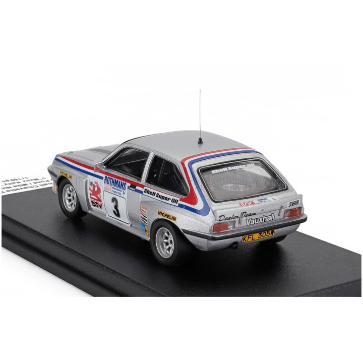 TROFEU VAUXHALL CHEVELLE HSR N 3 WINNER RALLY MANX 1981 TONY POND - MIKE NICHOLSON - SILVER 1/43