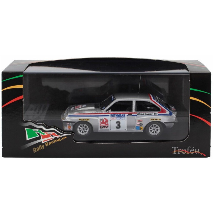 TROFEU VAUXHALL CHEVELLE HSR N 3 WINNER RALLY MANX 1981 TONY POND - MIKE NICHOLSON - SILVER 1/43