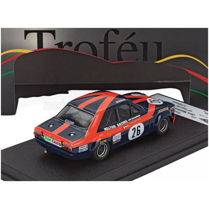 TROFEU FORD ENGLAND ESCORT MKI N 26 RALLY TOURIST TROPHY 1972 DAVE MATTHEWS - JOHN FITZPATRICK - BLUE ORANGE 1/43