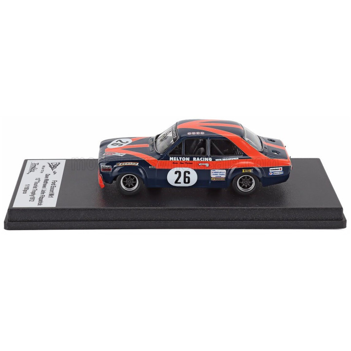 TROFEU FORD ENGLAND ESCORT MKI N 26 RALLY TOURIST TROPHY 1972 DAVE MATTHEWS - JOHN FITZPATRICK - BLUE ORANGE 1/43