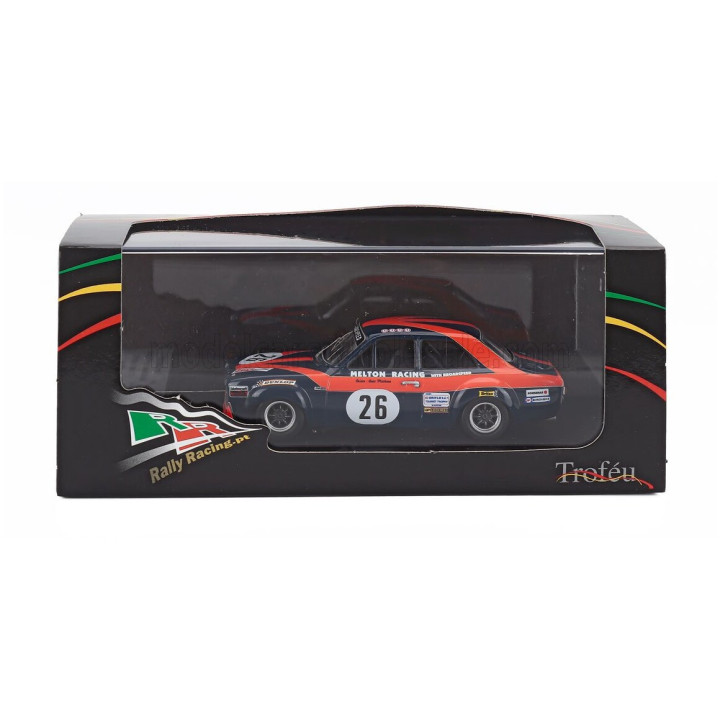 TROFEU FORD ENGLAND ESCORT MKI N 26 RALLY TOURIST TROPHY 1972 DAVE MATTHEWS - JOHN FITZPATRICK - BLUE ORANGE 1/43