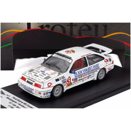 TROFEU FORD ENGLAND SIERRA RS COSWORTH N 81 24h SPA 1989 C BOURGOIGNIE - P VERELLEN - Y SEMOULIN - WHITE 1/43