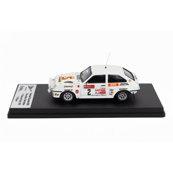 TROFEU VAUXHALL CHEVETTE HSR (night version) N 2 3rd RALLY BIANCHI 1982 TERRY KABY - ROB ARTHUR - WHITE 1/43