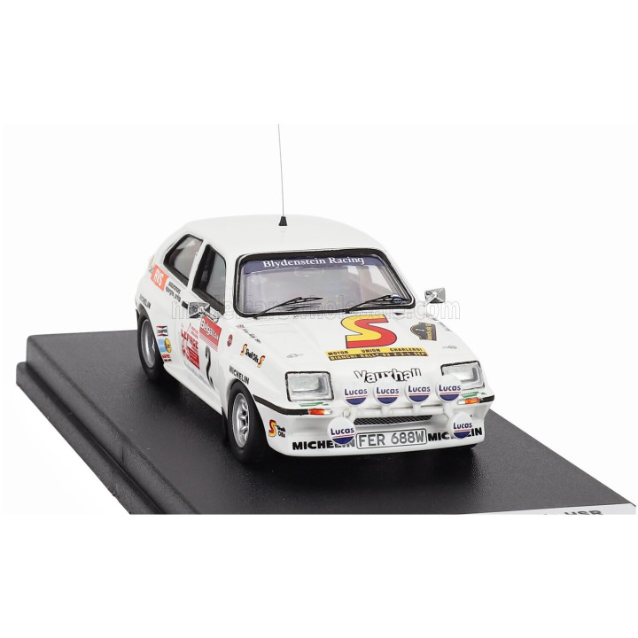 TROFEU VAUXHALL CHEVETTE HSR (night version) N 2 3rd RALLY BIANCHI 1982 TERRY KABY - ROB ARTHUR - WHITE 1/43