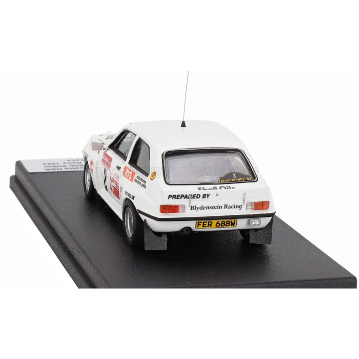 TROFEU VAUXHALL CHEVETTE HSR (night version) N 2 3rd RALLY BIANCHI 1982 TERRY KABY - ROB ARTHUR - WHITE 1/43