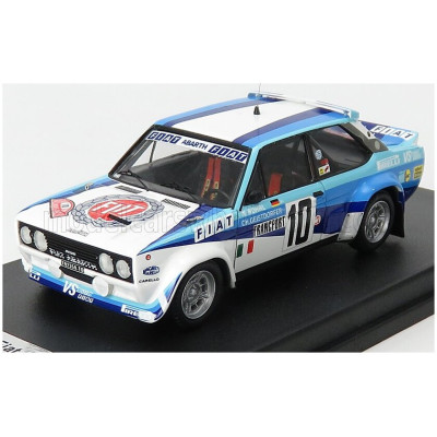 TROFEU FIAT 131 ABARTH TEAM FIAT ITALIA N 10 WINNER RALLY MONTECARLO 1980 W.ROHRL - C.GEISTDORFER - WHITE BLUE 1/43