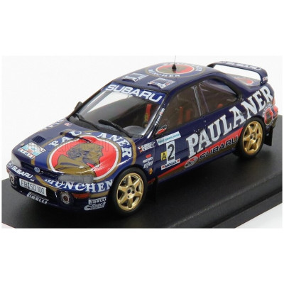 TROFEU SUBARU IMPREZA PAULANER N 2 WINNER RALLY SUMAVA 1997 A.KREMER - S.BEHLING - BLUE 1/43