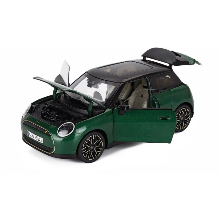TRUESCALE MINI COOPER SE 2023 - BRITISH RACING GREEN 1/18