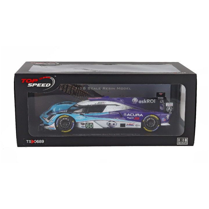 TRUESCALE ACURA ARX-06 GTP 2.4L TWIN TURBO V6 TEAM MEYER SHANK RACING N 60 IMSA 12h SEBRING 2025 TOM BLOMQVIST - COLIN BRAUN
