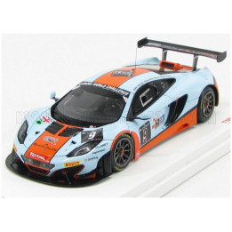 TRUESCALE McLAREN MP4-12C GT3 TEAM GULF RACING N 9 24h SPA 2013 WAINWRIGHT - MEYRICK - HALL - MULLEN - LIGHT BLUE ORANGE 1/43