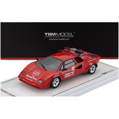 TRUESCALE LAMBORGHINI COUNTACH SAFETY CAR F1 MONACO GP 1983 - RED 1/43