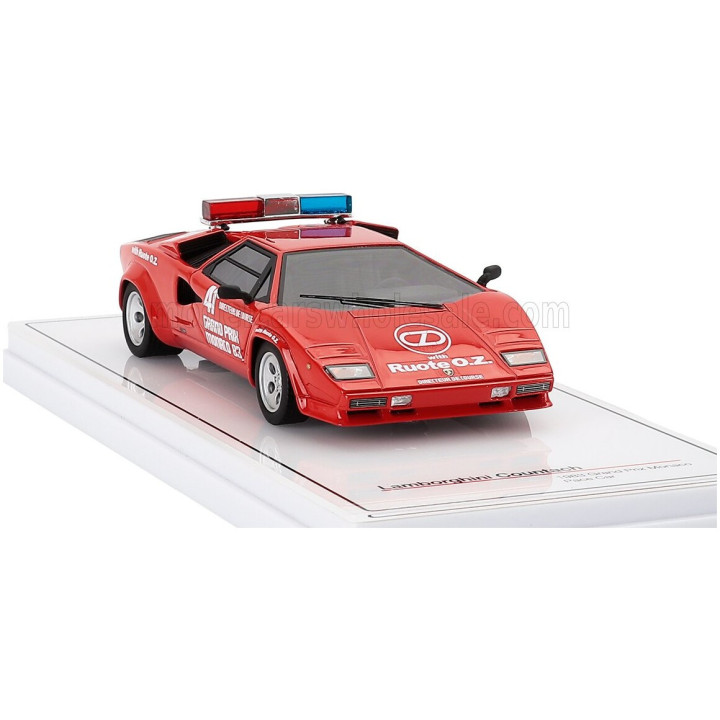 TRUESCALE LAMBORGHINI COUNTACH SAFETY CAR F1 MONACO GP 1983 - RED 1/43