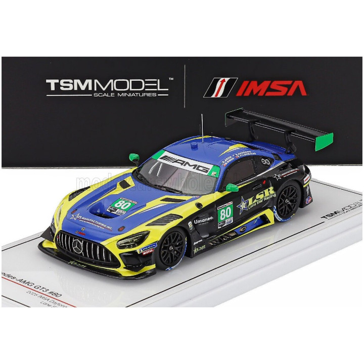 TRUESCALE MERCEDES BENZ AMG GT3 EVO 6.2L V8 TEAM LONE STAR RACING N 80 IMSA 24h DAYTONA 2025 DAN KNOX - SCOTT ANDREWS - ERIC