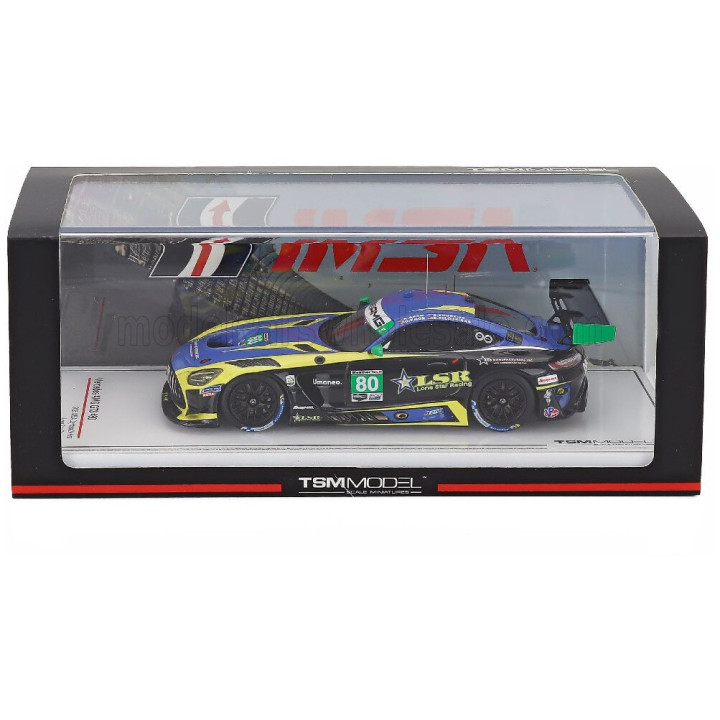 TRUESCALE MERCEDES BENZ AMG GT3 EVO 6.2L V8 TEAM LONE STAR RACING N 80 IMSA 24h DAYTONA 2025 DAN KNOX - SCOTT ANDREWS - ERIC