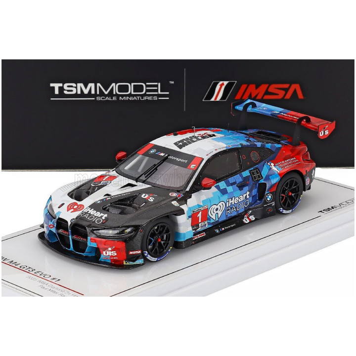 TRUESCALE BMW 4-SERIES M4 GT3 EVO TEAM PAUL MILLER RACING N 1 IMSA 24h DAYTONA 2025 SHELDON VAN DER LINDE - CONNOR DE PHILLIPPI