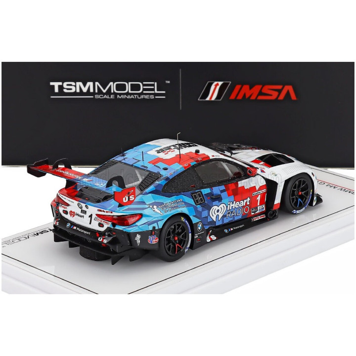 TRUESCALE BMW 4-SERIES M4 GT3 EVO TEAM PAUL MILLER RACING N 1 IMSA 24h DAYTONA 2025 SHELDON VAN DER LINDE - CONNOR DE PHILLIPPI
