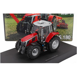 UNIVERSAL HOBBIES MASSEY FERGUSON MF6S.180 TRACTOR 2021 - RED GREY 1/32