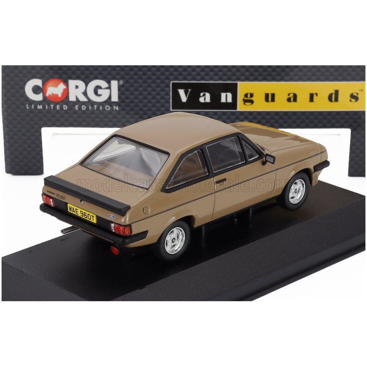 VANGUARDS FORD ENGLAND ESCORT MKII RS2000 CUSTOM 1976 - TUSCAN BEIGE 1/43