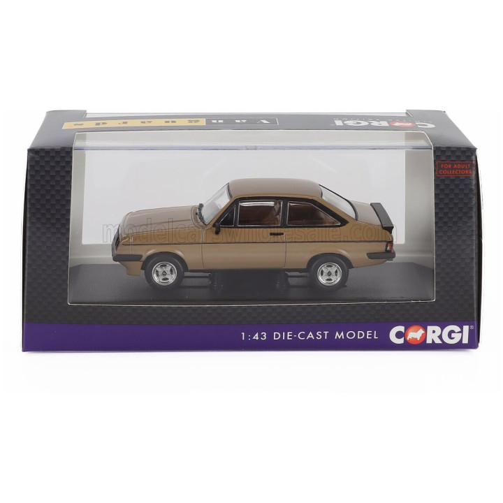 VANGUARDS FORD ENGLAND ESCORT MKII RS2000 CUSTOM 1976 - TUSCAN BEIGE 1/43