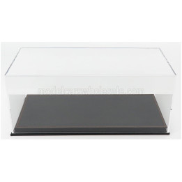 VETRINA DISPLAY BOX VETRINA DISPLAY BOX BASE IN PELLE NERA - LEATHER BASE BLACK - Lungh.LENGHT cm 31.7 X Largh.WIDTH cm 15.9 X