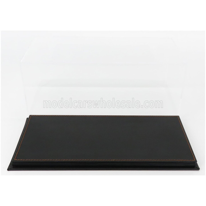 VETRINA DISPLAY BOX VETRINA DISPLAY BOX BASE IN PELLE NERA - LEATHER BASE BLACK - Lungh.LENGHT cm 31.7 X Largh.WIDTH cm 15.9 X