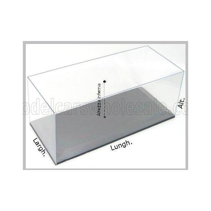 VETRINA DISPLAY BOX VETRINA DISPLAY BOX Lungh.LENGHT cm 33.0 X Largh.WIDTH cm 14.9 X Alt.HEIGHT cm 12.4 (altezza interna cm