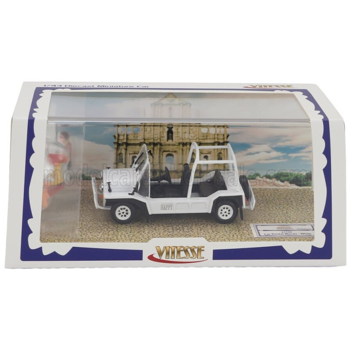 VITESSE AUSTIN MINI MOKE 1964 - WELCOME TO MACAU - WHITE 1/43